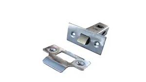 MORTICE TUBULAR LATCH 2.5" 63mm x 9 Internal NICKLE