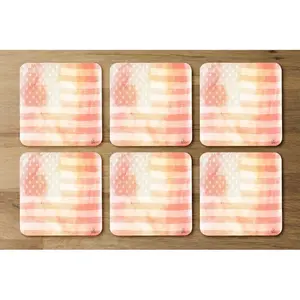 Square 6 Piece Coaster Set (Set of 6)