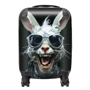 Funky Rabbit Face Suitcase - Mini Cabin