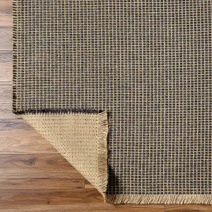 PAVI Becki Owens x Surya Solid and Border Boho Jute Area Rug 120 x 170 cm