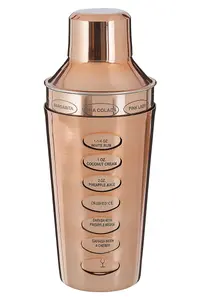 Maison by Premier Recipe Rose Gold Cocktail Shaker