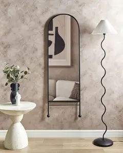 Wall Mirror JARNAGES Metal Black