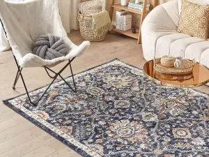 Area Rug 160 x 230 cm Blue and Beige MALISHKA