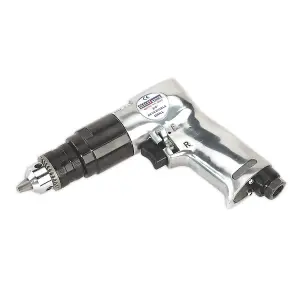 Sealey 10mm 1800 RPM Reversible Air Drill With Polished Aluminium Housing SA24