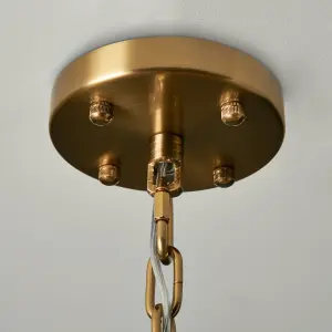 Litecraft Visconte Chianche Brass Chandelier