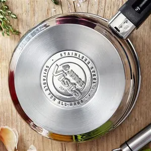 Judge Vista 5 Piece Stainless Steel Pan Set With Glass Lids, 14/16/18/20cm Saucepans / 24cm Saute Pan With Lid Judge