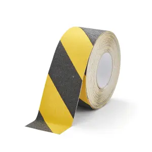 Durable DURALINE GRIP Strong Anti Slip Hazard Warning Floor Tape - 75mm x 15m