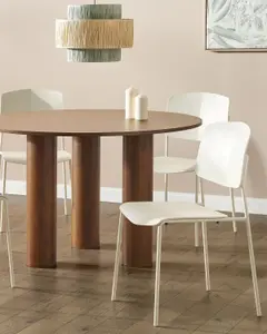 Set of 4 Dining Chairs ASTORIA Beige