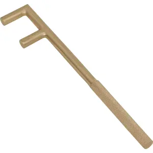 40 x 300mm Non-Sparking Valve Handle - Precision Cast - Beryllium Copper