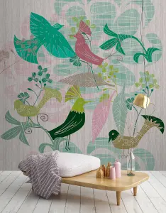 Birdland 3 Mural Design 400cm x 270cm