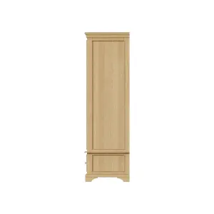 2 Door 1 Drawer Sliding 1.2M Combination Wardrobe Classic Oak