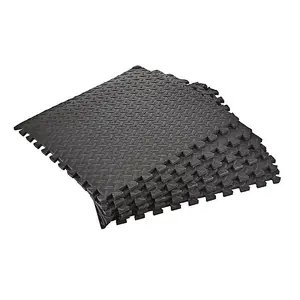 PhysioRoom Interlocking Shock Absorbing Foam Puzzle Floor Gym Mat - 24 Pieces