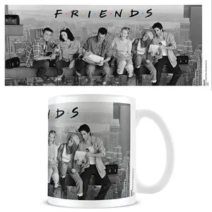 Friends Lunch On A Skyscraper Mug White/Black (One Size)