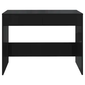 Berkfield Desk Black 101x50x76.5 cm Engineered Wood