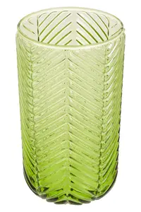 Maison by Premier Fleur Set Of Four Green Highball Glasses