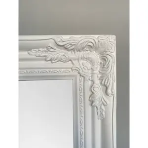 McSherrystown Solid Wood Framed Wall Mounted Accent Mirror White