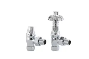 Arroll UK18 Angled Thermostatic Radiator valve