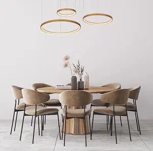 Lucide VIDAL - Pendant light - 78 cm - LED Dim. - 1x120W 2700K - Matt Gold / Brass