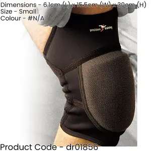 SMALL Neoprene Padded Knee Support Joint Compression Strap Minor Injuries