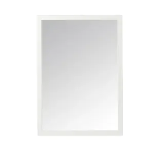 GoodHome Perma White Rectangular Wall-mounted Bathroom Mirror (H)70cm (W)100cm