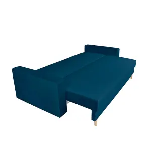 Silla 3 Seater Sofa Bed with Storage - Ocean Navy (Kronos5)