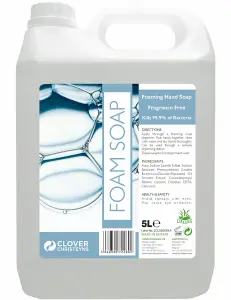 Clover Chemicals Foam Soap Antibacterial Cleaner 5l