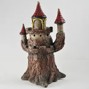 Comstock Fairy House - Magical Castle With Lights Fairy Garden