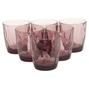 Diamond 305ml Drinking Glass Set (Set of 6) Red