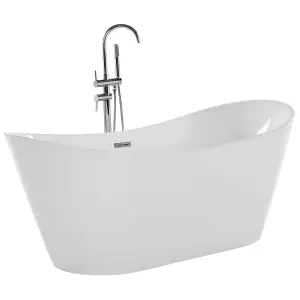 Freestanding Bath 1800 x 780 mm White ANTIGUA