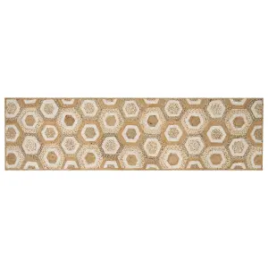 Jute Runner Rug 80 x 300 cm Beige BASOREN