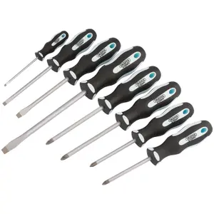 Draper Draper Expert Heavy Duty Soft Grip Screwdriver Set (8 Piece) 63589