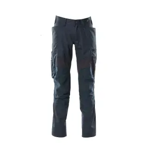 Mascot Accelerate Trousers with Kneepad Pockets - Dark Navy   (42.5) (Leg Length - Regular)