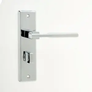 Delta Bathroom Door Handle (Set of 2) Polished Chrome