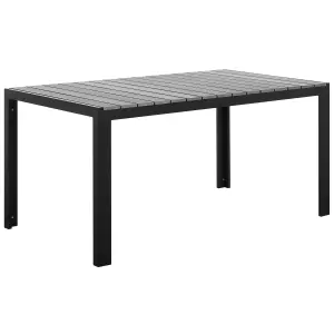 Garden Table Synthetic Material Grey COMO