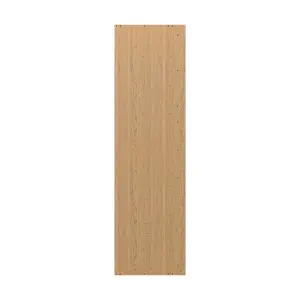 GoodHome Caraway Matt brown oak effect Standard End panel (H)2160mm (W)570mm, Pack of 2