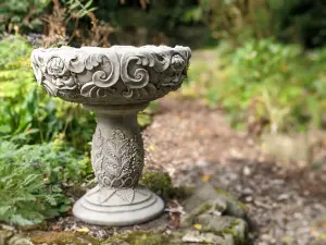 Large Detailed Stone Cast 'Gothic Vase'