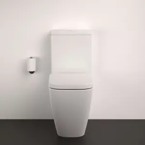 Ideal Standard i.life S White Back to wall Square Toilet set with Soft close seat & Close coupled cistern