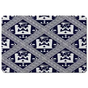 Egyptian Hieroglyphs in Navy (Placemat) / Default Title