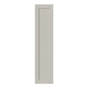 GoodHome Ashmead Matt pebble Shaker Larder Cabinet door (W)300mm (H)1287mm (T)16mm