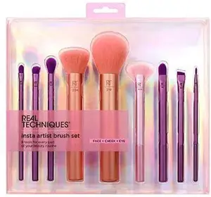 Real Techniques Inst Artist Brush Set 9 Piece Kit