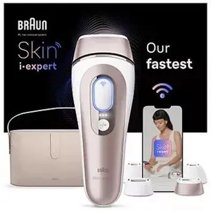 Braun Skin I.Expert, Smart Ipl Hair Removal System With Connected App & 4 Attachment Caps - Pl7387