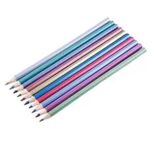 Anker Metallic Coloured Pencil (Pack of 10) Multicoloured (One Size)