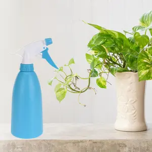 URBNLIVING 23cm Height 480ml Refillable Trigger Water Spray Dispenser Plastic Bottle Plant Flowers Weeds Mist