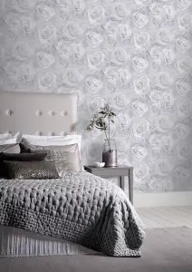 Arthouse Reverie Silver Wallpaper