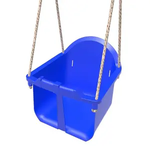 Rebo Baby Toddler Swing Seat with Adjustable Ropes - Blue