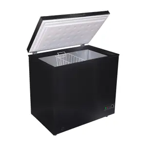 SIA CHF200B Black Freestanding 201L Chest Freezer