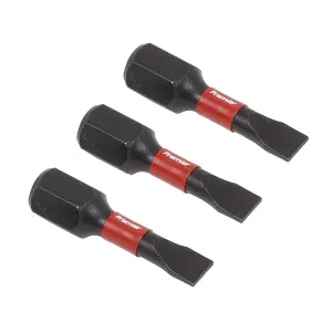 Sealey Slotted 4.5mm Impact Power Tool Bits Forged From S2 Steel 25mm 3pc AK8201