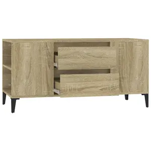 Berkfield TV Cabinet Sonoma Oak 102x44.5x50 cm Engineered Wood