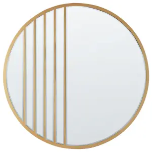 Beliani Modern Wall Mirror COUST Gold