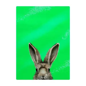 Inquisitive Creatures Hare Chopping Board Green (One Size)